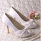 Chaussures de mariage talons hauts hauteur de plateforme 0.59 pouce (1.5cm) luxueux plates-formes - photo 2