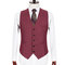 Nouveaux hommes costumes rose d'honneur tuxedos rouge - photo 5