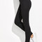 Leggings verticale taille haut noir à rayure - photo 2