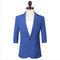 Costumes bleu safari hommes nouveau design blazer - photo 2