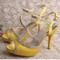 Chaussures pour femme moderne taille réelle du talon 3.94 pouce (10cm) talons hauts plates-formes - photo 3