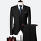 Gilet manteau pantalon blazers hommes d'affaires ensembles - photo 2