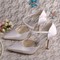 Chaussures de mariage talons hauts taille réelle du talon 3.54 pouce (9cm) classique automne hiver - photo 1