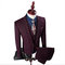 Britannique costume ensemble costumes blazer vin rouge 4xl - photo 2