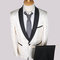 Slim blanc hommes costumes pour mariage tuxedos hommes - photo 1