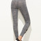 Leggings détail taille haut marne de maille gris avec panneau - photo 3