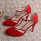 Chaussures de mariage talons hauts romantique taille réelle du talon 3.15 pouce (8cm) automne - photo 3