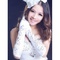 Mignonne sequin satin blanc gants de mariée élégante - photo 1