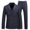 Asiatique taille tuxedos slim fit rayé double boutonnage - photo 1