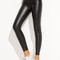 Leggings en cuir pu noir élastique - photo 1