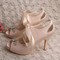 Chaussures de mariage formel talons hauts plates-formes hauteur de plateforme 0.59 pouce (1.5cm) - photo 1