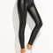 Leggings en cuir pu noir élastique - photo 5