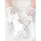 Satin avec bowknot blanc élégant | gants de mariée modestes accrocheur - photo 2