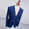 Conceptions hommes marié robe de mariée ensemble costumes 3 pièces plaid - photo 2