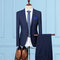 Hommes haute qualité printemps automne slim fit costumes - photo 2