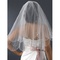 Magnifique simple belle court voile de mariage - photo 2