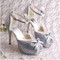 Chaussures de mariage talons hauts taille réelle du talon 5.12 pouce (13cm) charmante plates-formes - photo 1
