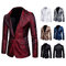 Printemps mode imprimer fleur slim convient blazers veste manteau - photo 2