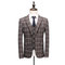 Costume homme 5xl affaires blazers boutonnage imprimé plaid - photo 2