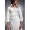 Grosses soldes taffetas blanc chic | moderne bolero simple - photo 1