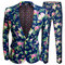 Décontracté boutique mode slim fit robe costume fleur - photo 2