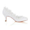 Chaussures de mariage taille réelle du talon 2.56 pouce (6.5cm) élégant printemps - photo 6