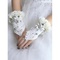 Dentelle de luxe avec des gants crystal white mariée passionnant - photo 1
