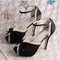 Chaussures de mariage talons hauts taille réelle du talon 5.12 pouce (13cm) charmante plates-formes - photo 2