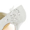 Chaussures pour femme plates-formes taille réelle du talon 3.94 pouce (10cm) moderne talons hauts - photo 2
