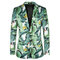 Motif mode imprimé hommes floral costume blazers - photo 1