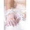 Mignonne organza avec bowknot blanc chic | gants de mariée modernes - photo 1