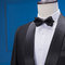 Mode noir groomsman costume avec pantalon hommes costume - photo 2