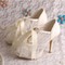 Chaussures pour femme taille réelle du talon 3.94 pouce (10cm) luxueux talons hauts plates-formes - photo 1
