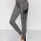 Leggings gris tricot de martelé - photo 1