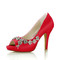 Chaussures pour femme taille réelle du talon 3.94 pouce (10cm) talons hauts moderne plates-formes - photo 5