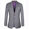 Formelle de mariage hommes robe hommes gris hommes grande taille 58 - photo 2