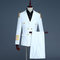 Double boutonnage costumes slim fit hommes hommes ensemble costumes - photo 2