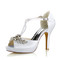 Chaussures de mariage plates-formes taille réelle du talon 3.94 pouce (10cm) élégant talons hauts - photo 12