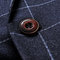 Hommes costumes veste + pantalon + gilet slim fit mariage costumes mode - photo 5