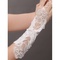 Taffetas élégantes gants blanc moderne de mariée spécial - photo 1