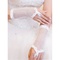 Mode tulle avec application blanc chic | gants de mariée modernes - photo 1