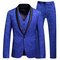 Conceptions hommes costumes 3 pièces bleu royal - photo 2