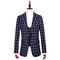 Blazer pantalon formelle plaid gilet ensemble veste pantalon - photo 2