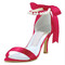 Chaussures de mariage luxueux taille réelle du talon 3.54 pouce (9cm) talons hauts eté - photo 5