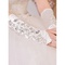 Satin avec cristal de luxe gants de mariée blanche délicat - photo 1
