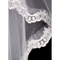 Charme ourlet de dentelle courte belle voile de mariage - photo 2