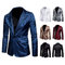 Printemps mode imprimer fleur slim convient blazers veste manteau - photo 3