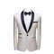 2 pièces costumes de mariage pour hommes noir veste costume ensemble - photo 5