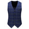 Hommes costume formel double boutonnage plaid grande taille 5xl - photo 5