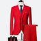 Gilet manteau pantalon blazers hommes d'affaires ensembles - photo 3